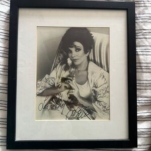 Chic Black and White signed photograph of Legend John Collins — Framed Art